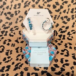 Bomb Party BP Ultra Rare Unicorn Turquoise Magnesite Earrings